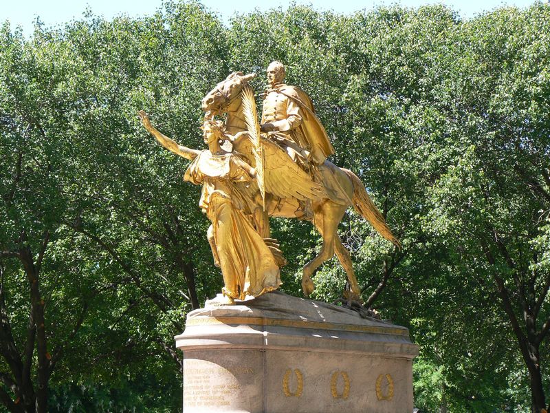 Central Park et autour: Sherman Monument